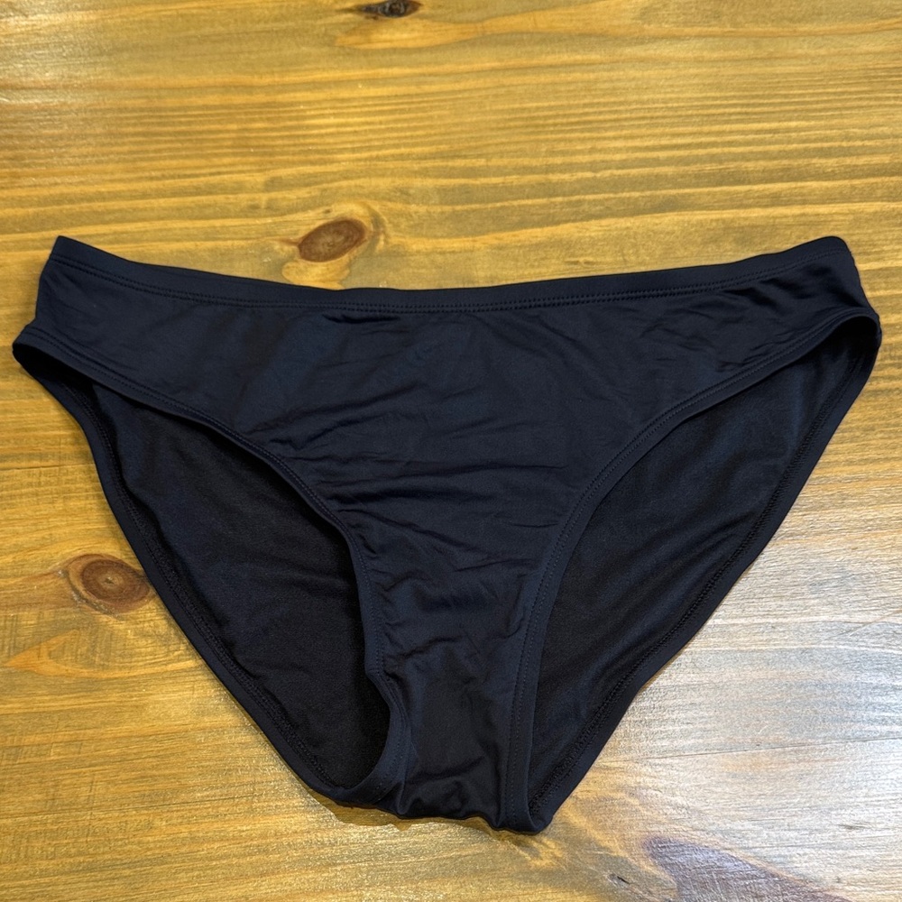 NWOT Classic Black Bikini swim Bottoms